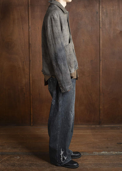 Professor.E BIG POCKET JACKET 25SS-FM-JKT-02-DYED GRAY