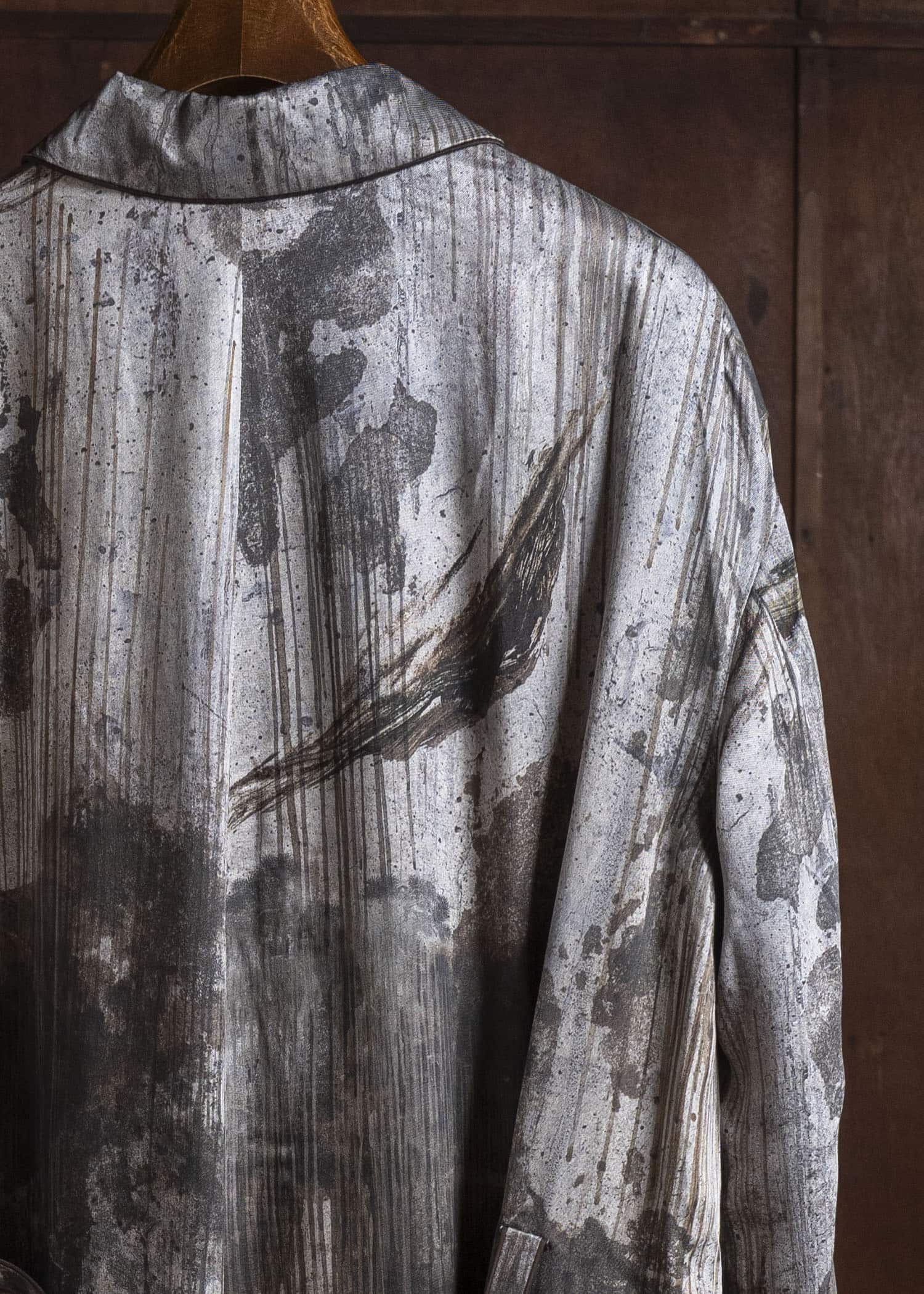 ZIGGY CHEN 0M2611102 DIGITAL PRINT LONG ROBE 02