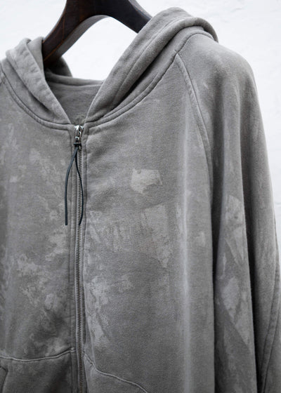 Professor.E Dirt Zip-up / Mud Dyed Gray
