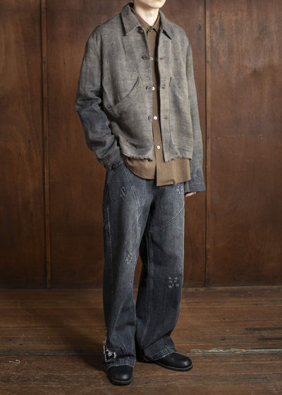 Professor.E BIG POCKET JACKET 25SS-FM-JKT-02-DYED GRAY