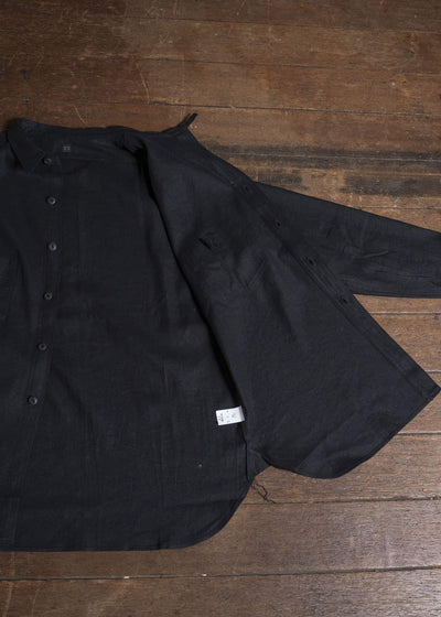 Taiga Takahashi Lot.121-Black Work Shirt Black