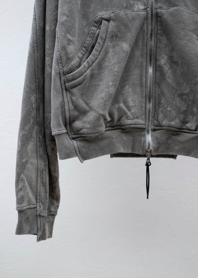 Professor.E Dirt Zip-up / Mud Dyed Gray