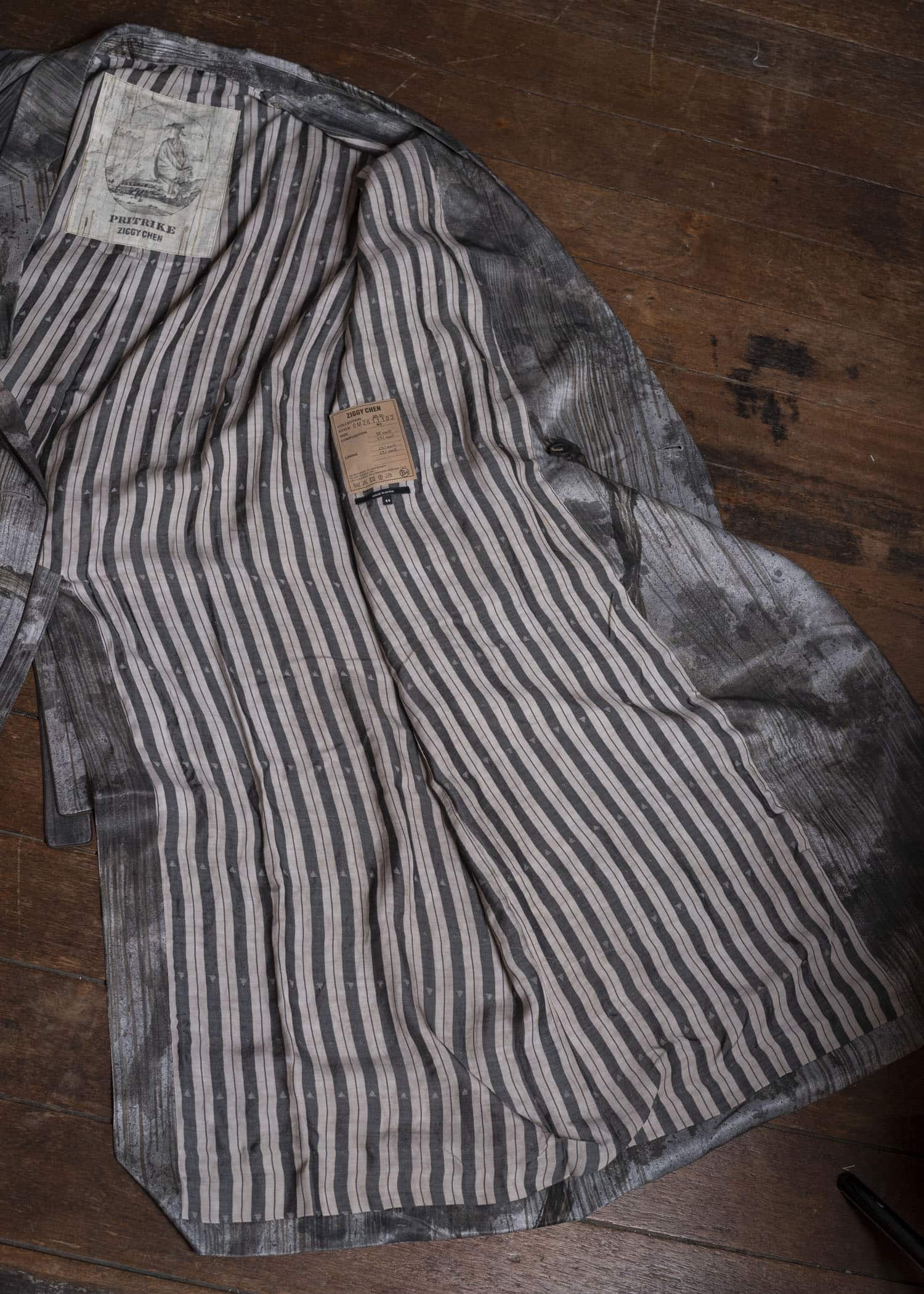 ZIGGY CHEN 0M2611102 DIGITAL PRINT LONG ROBE 02