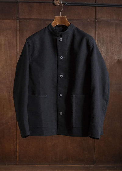 Taiga Takahashi Lot.307-Black Stand Collar Jacket Black