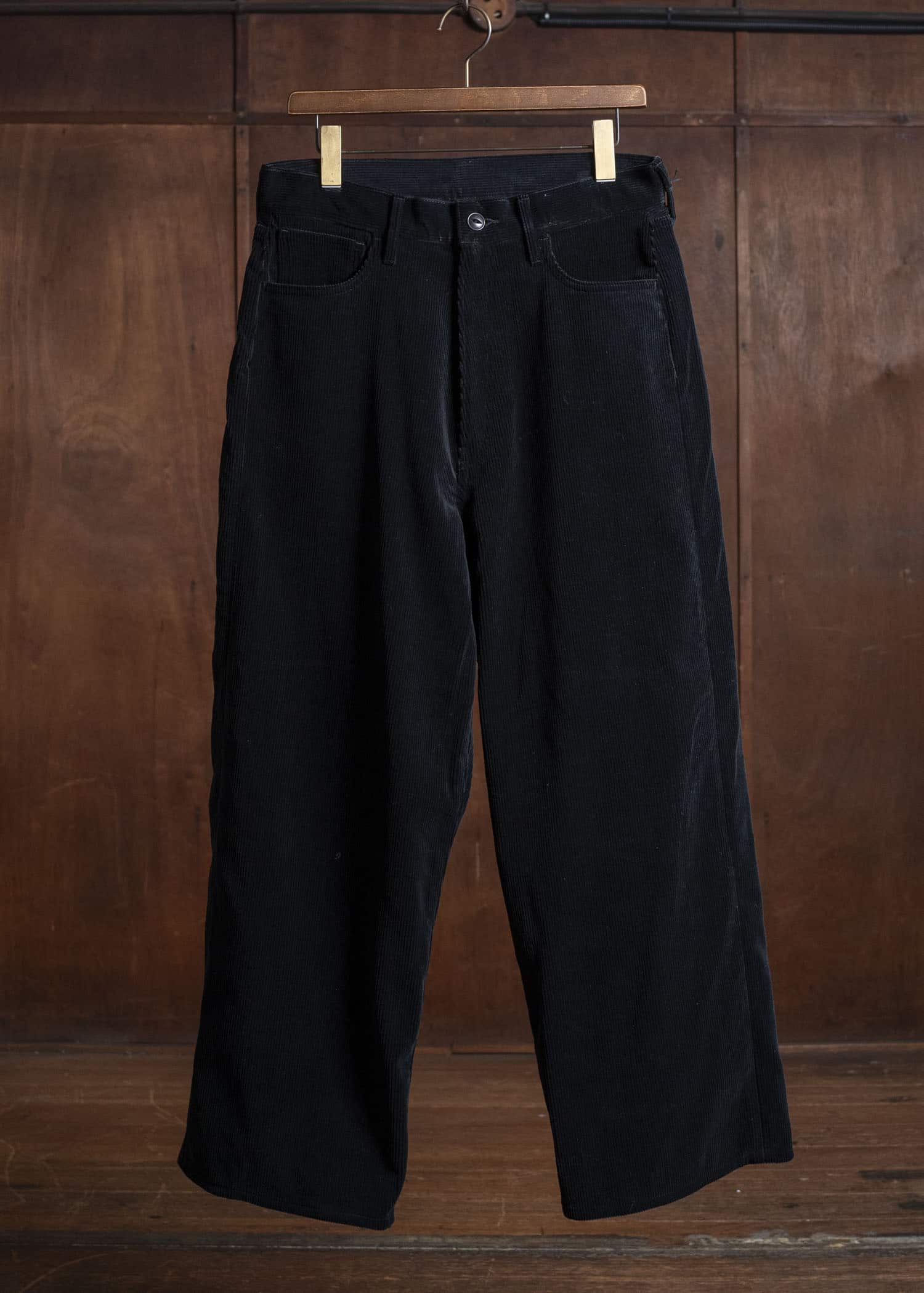 YOKO SAKAMOTO 5Pocket Baggy Pants YS-25AW-39 BLACK