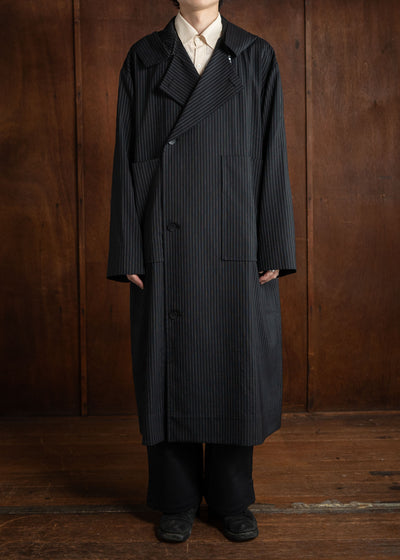 Edwina Horl RE-SET COUTURE Spice coat black stripe