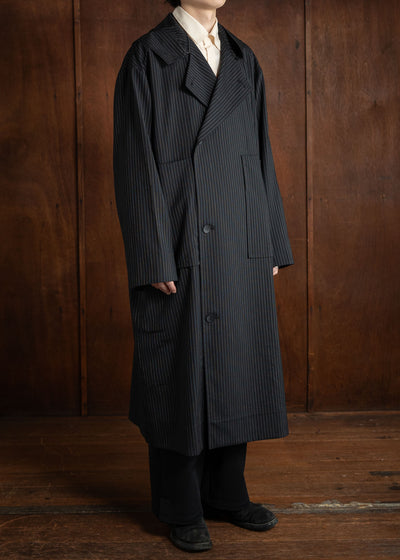 Edwina Horl RE-SET COUTURE Spice coat black stripe