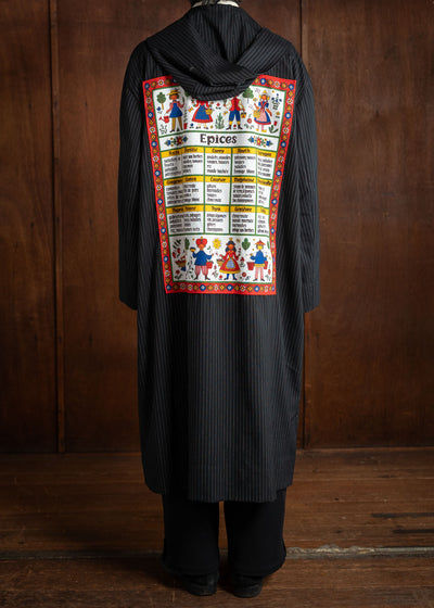 Edwina Horl RE-SET COUTURE Spice coat black stripe