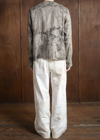 Professor.E 0222 / WORKER PANTS 25SS-FM-TRL-02-DUSTY DYED WHITE