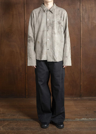 Professor.E PANELED WODE DENIM 25SS-PE-TRL-04-BLACK