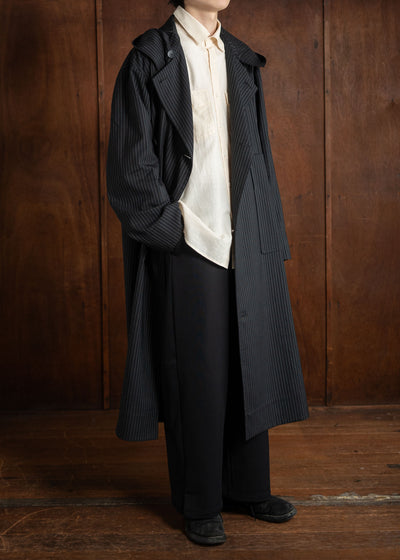 Edwina Horl RE-SET COUTURE Spice coat black stripe