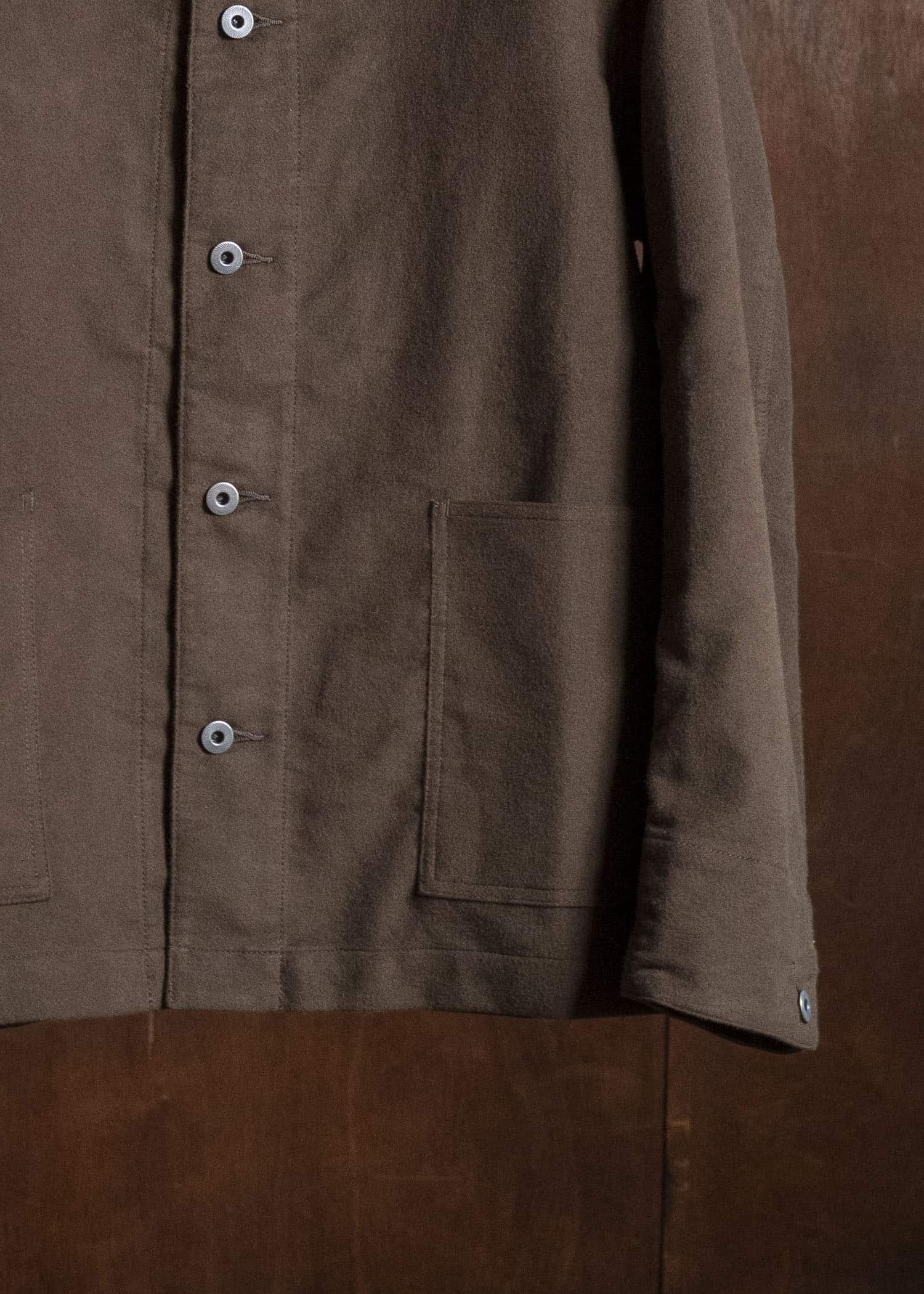 Taiga Takahashi Lot.307-Dark Brown Stand Collar Jacket Dark Brown
