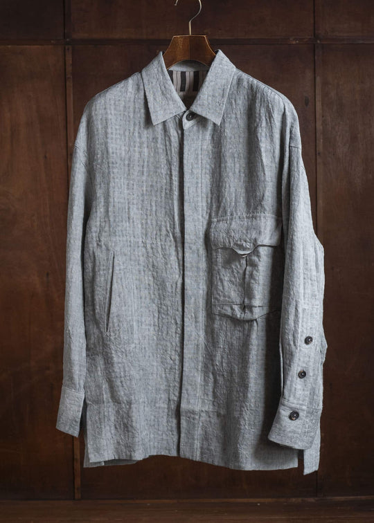 ZIGGY CHEN 0M2610719 OVERSIZED LONG SHIRT 21