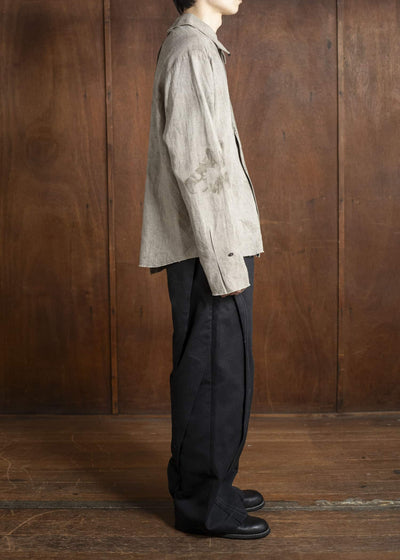 Professor.E LONER SHIRT 25SS-FM-LSH-02-NATURAL DYED GRAY