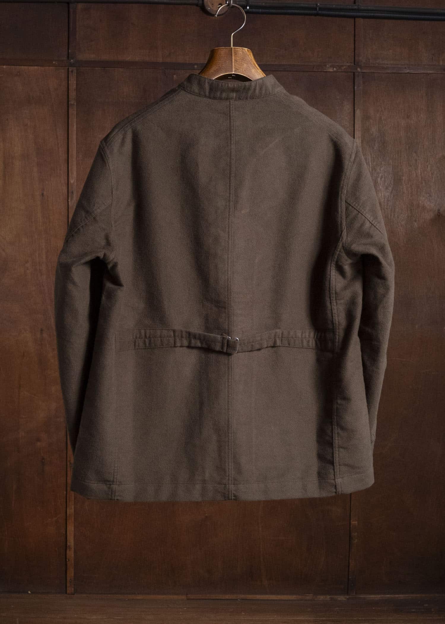 Taiga Takahashi Lot.307-Dark Brown Stand Collar Jacket Dark Brown