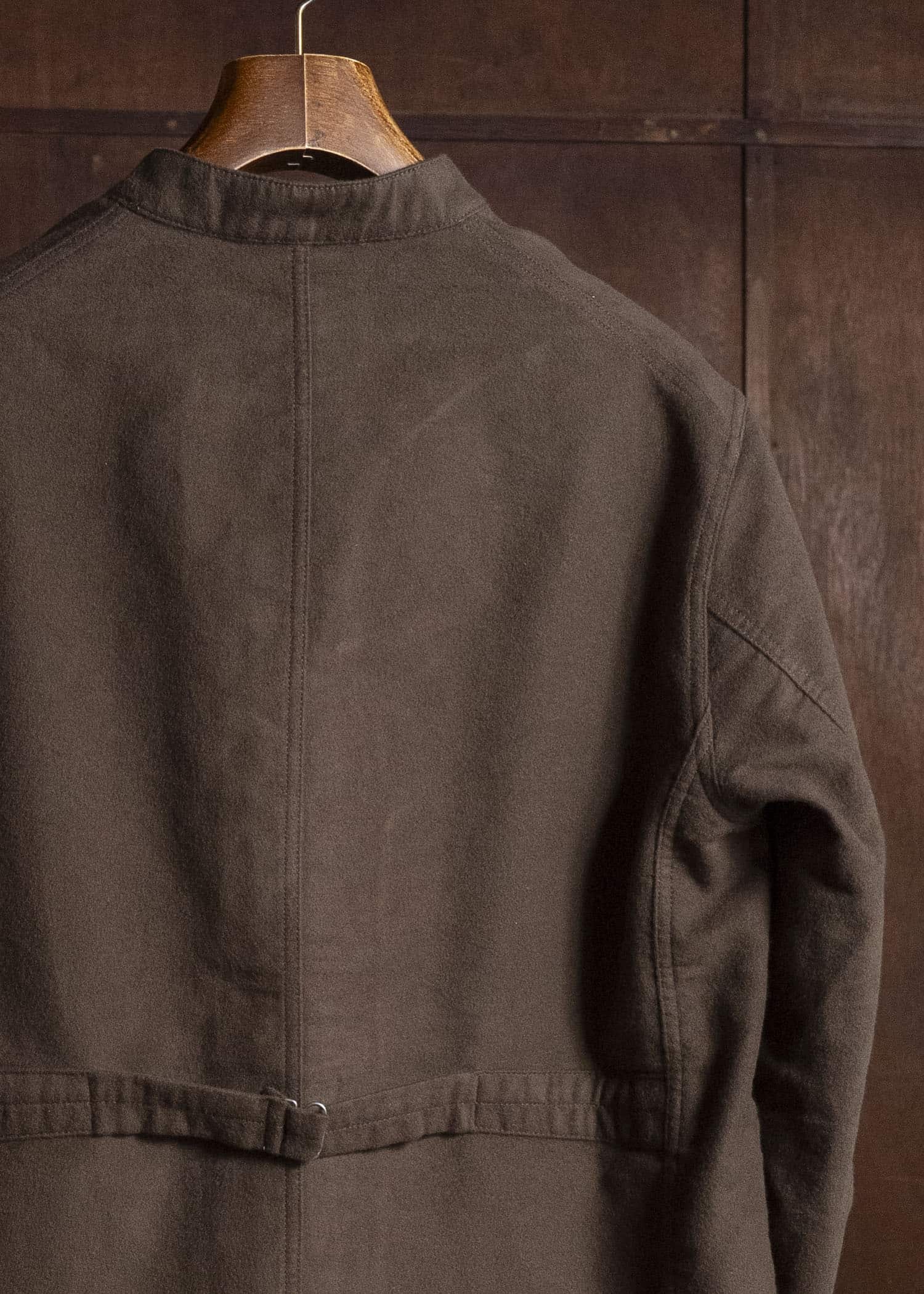 Taiga Takahashi Lot.307-Dark Brown Stand Collar Jacket Dark Brown