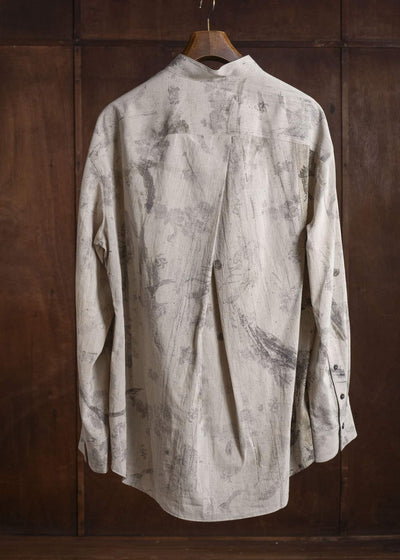 ZIGGY CHEN 0M2610745 MANDARIN COLLAR POCKET SHIRT 11