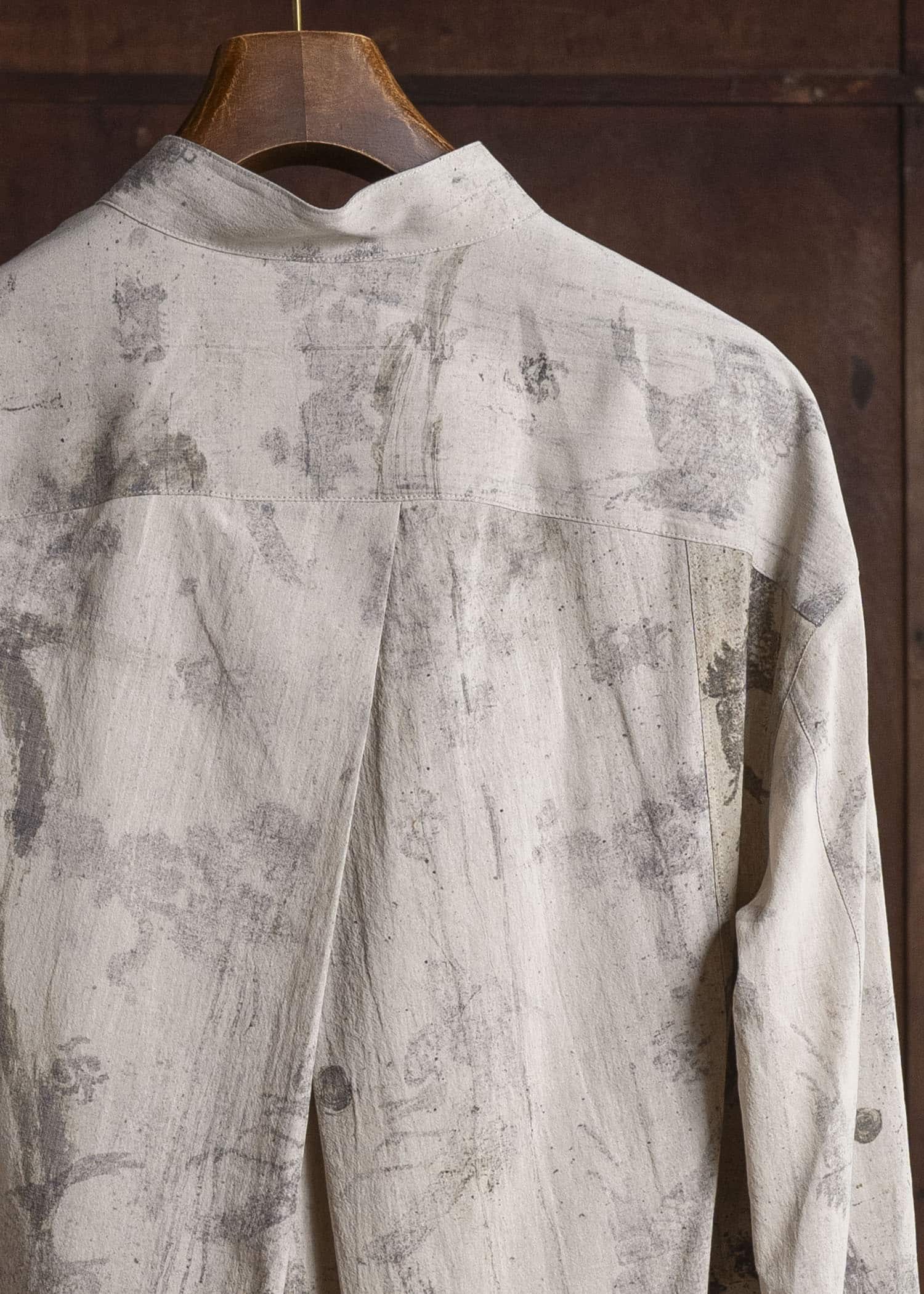 ZIGGY CHEN 0M2610745 MANDARIN COLLAR POCKET SHIRT 11