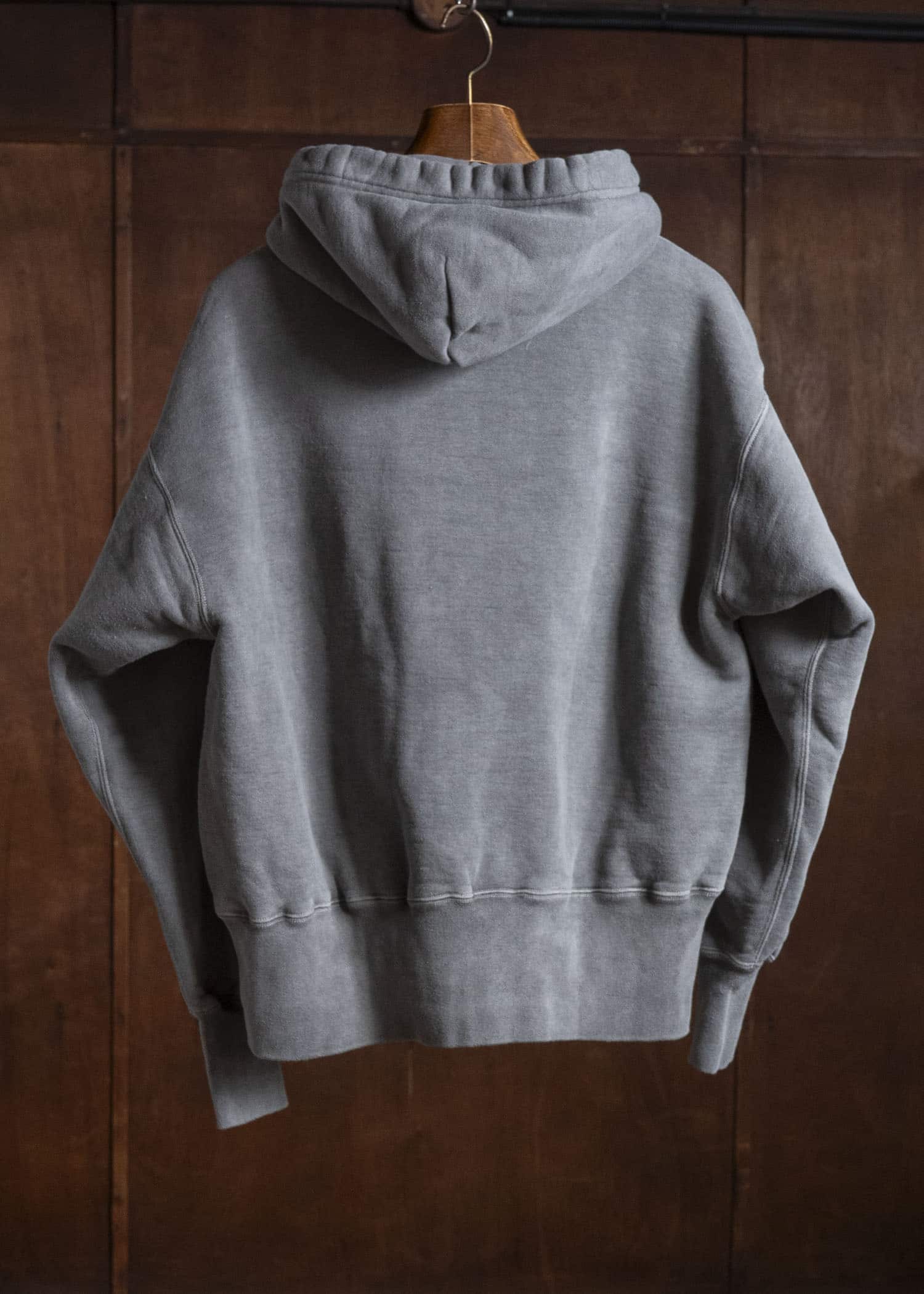 Taiga Takahashi Lot.615-Gray Full Zip Sweat Parka Gray