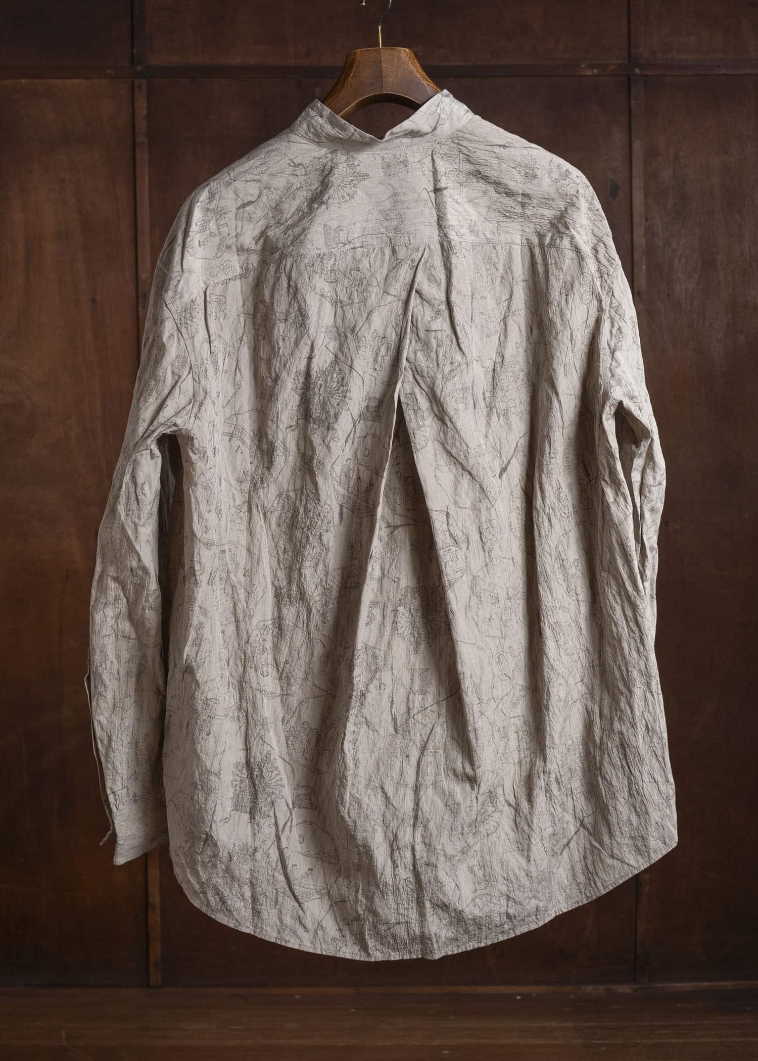 ZIGGY CHEN 0M2610727 MANDARIN COLLAR POCKET SHIRT 11