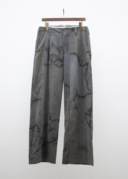 Professor.E E Pants / Natural Dyed Grey