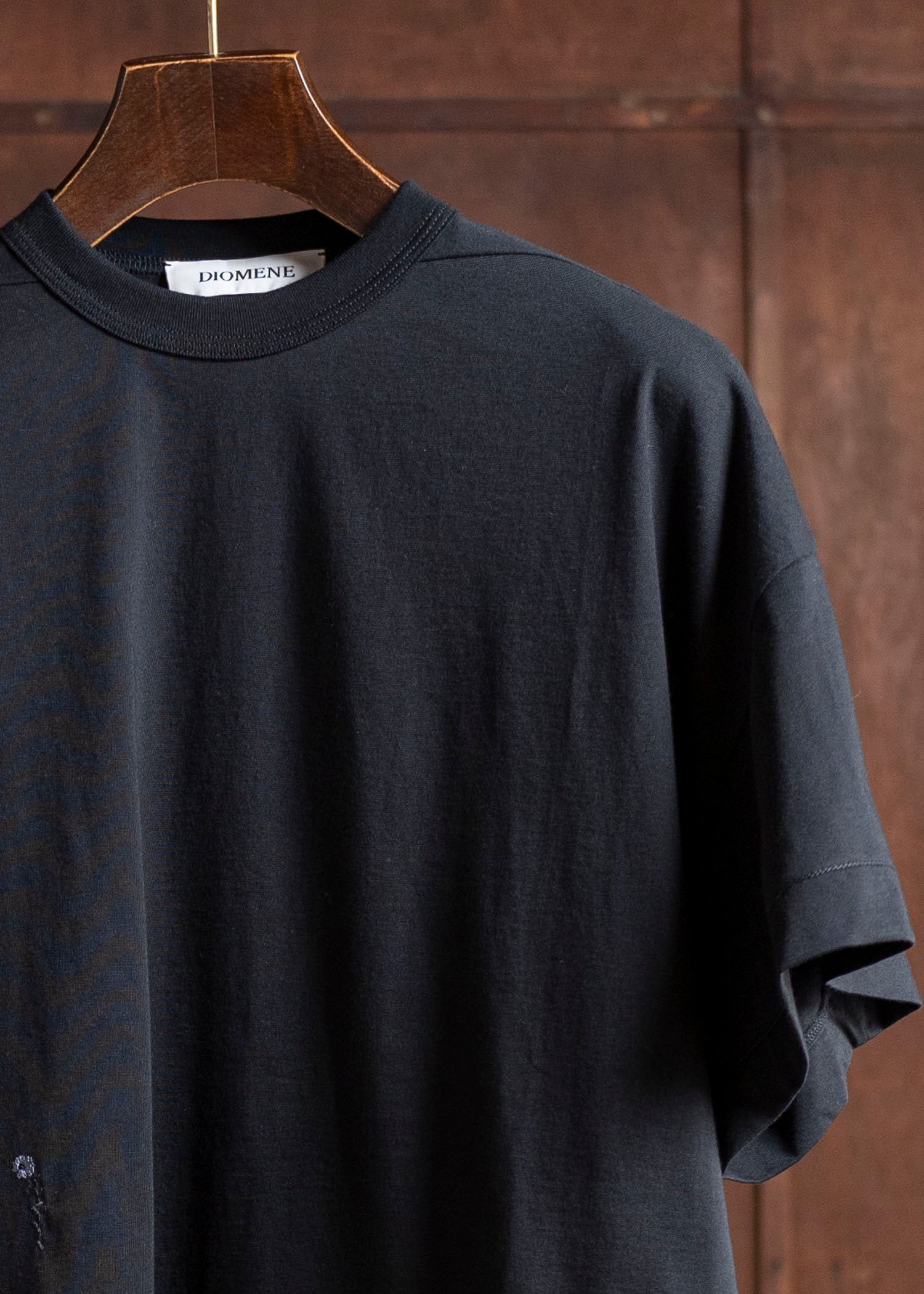 DIOMENE PRIMROSE / MICRO-EMBROIDERED T-SHIRT 12 METEORITE DDM-TC-0014 / DDMJER