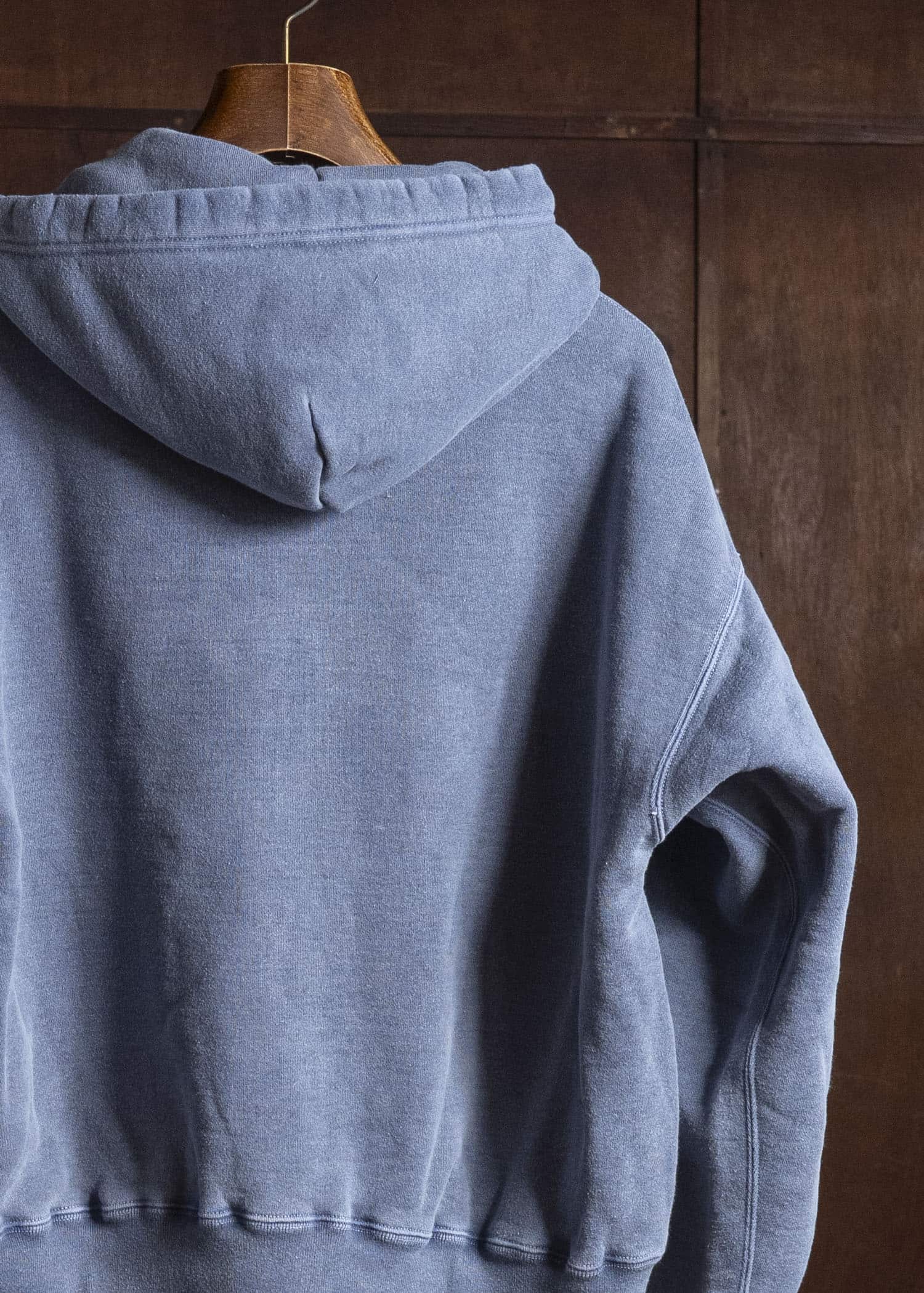 Taiga Takahashi Lot.615-Navy Full Zip Sweat Parka Navy