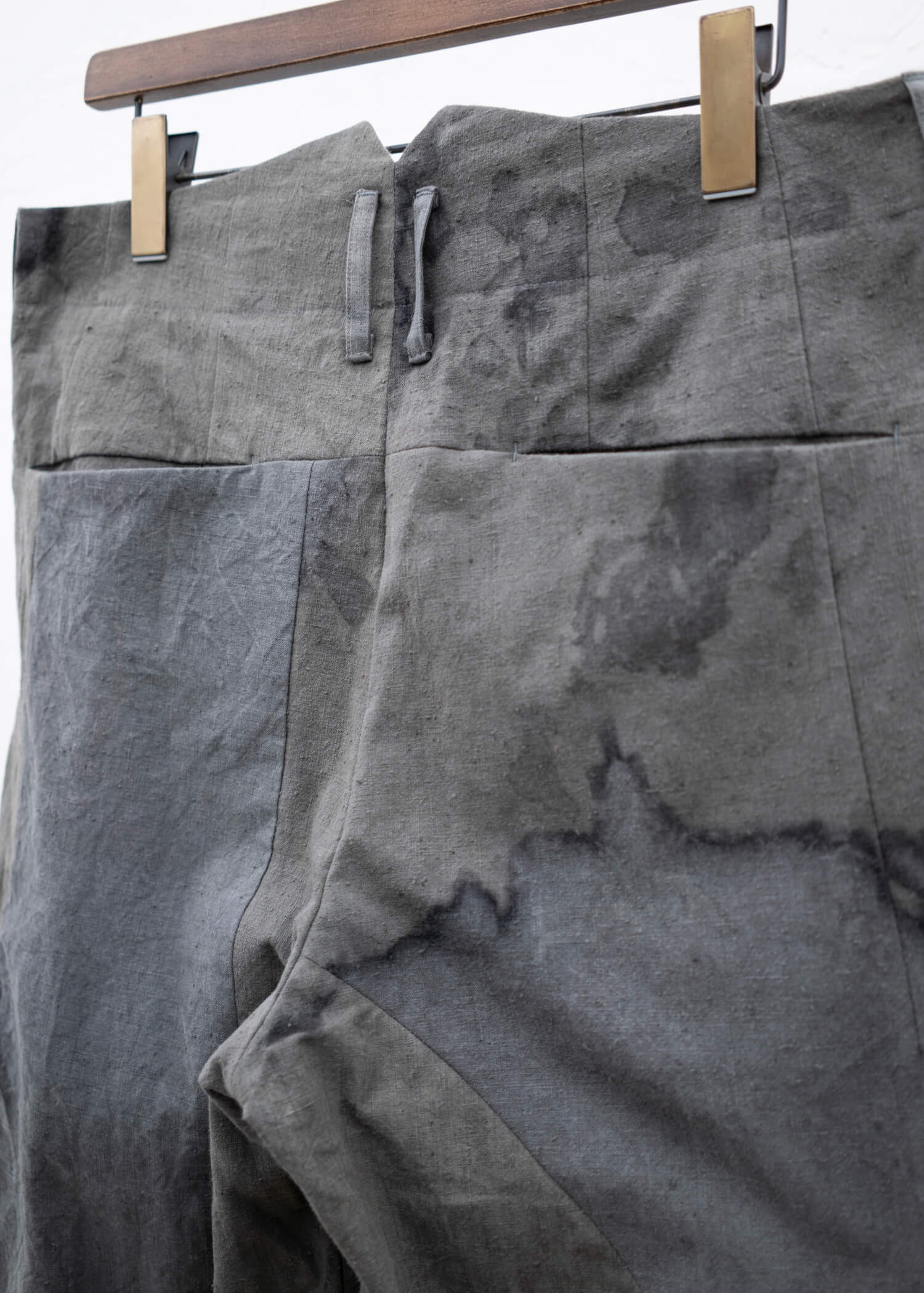 Professor.E E Pants / Natural Dyed Grey