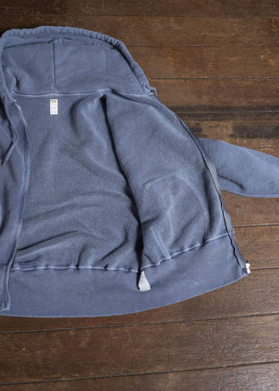 Taiga Takahashi Lot.615-Navy Full Zip Sweat Parka Navy