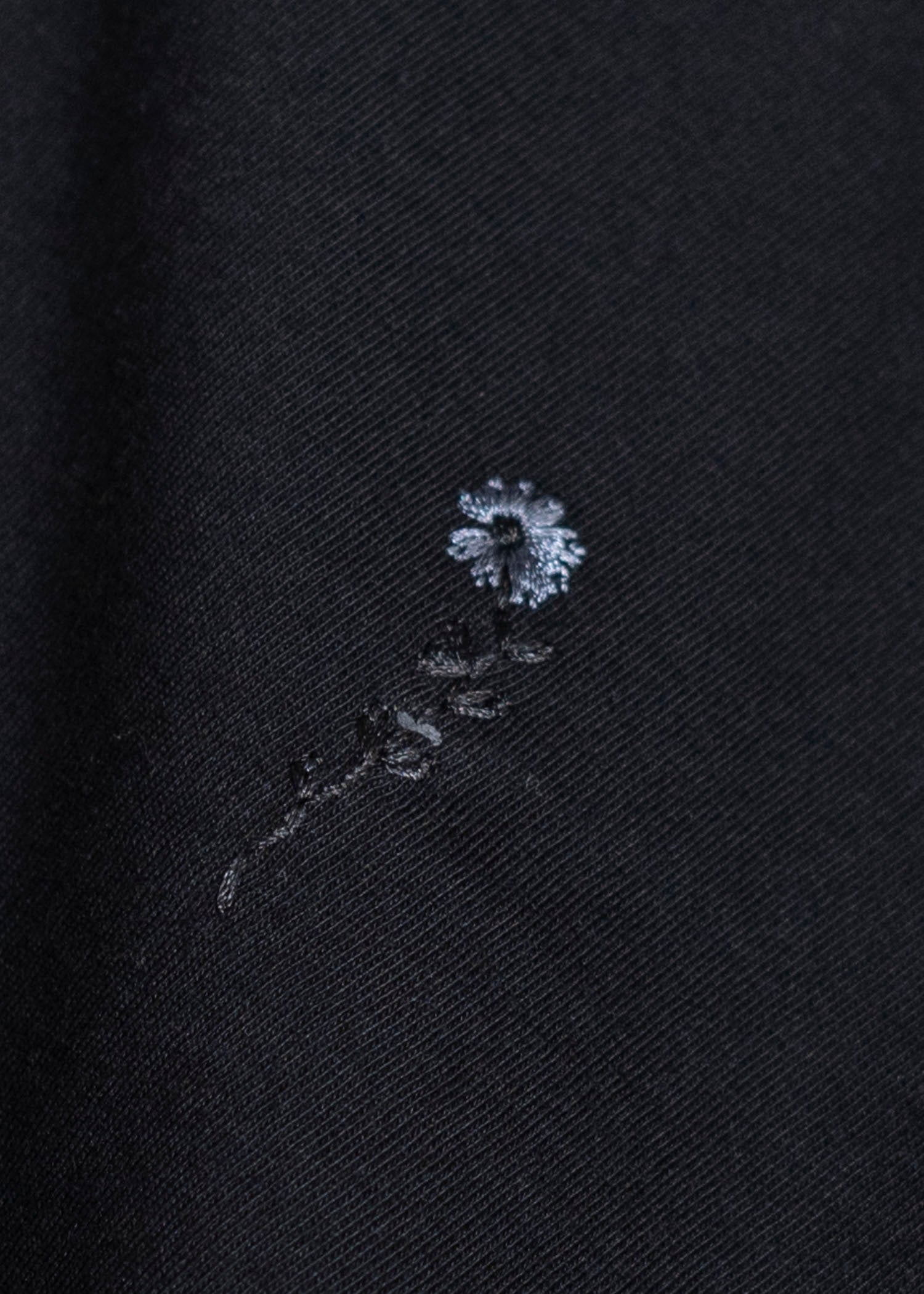 DIOMENE PRIMROSE / MICRO-EMBROIDERED T-SHIRT 12 METEORITE DDM-TC-0014 / DDMJER