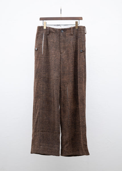 Professor.E E Pants / Natural Dyed Brown