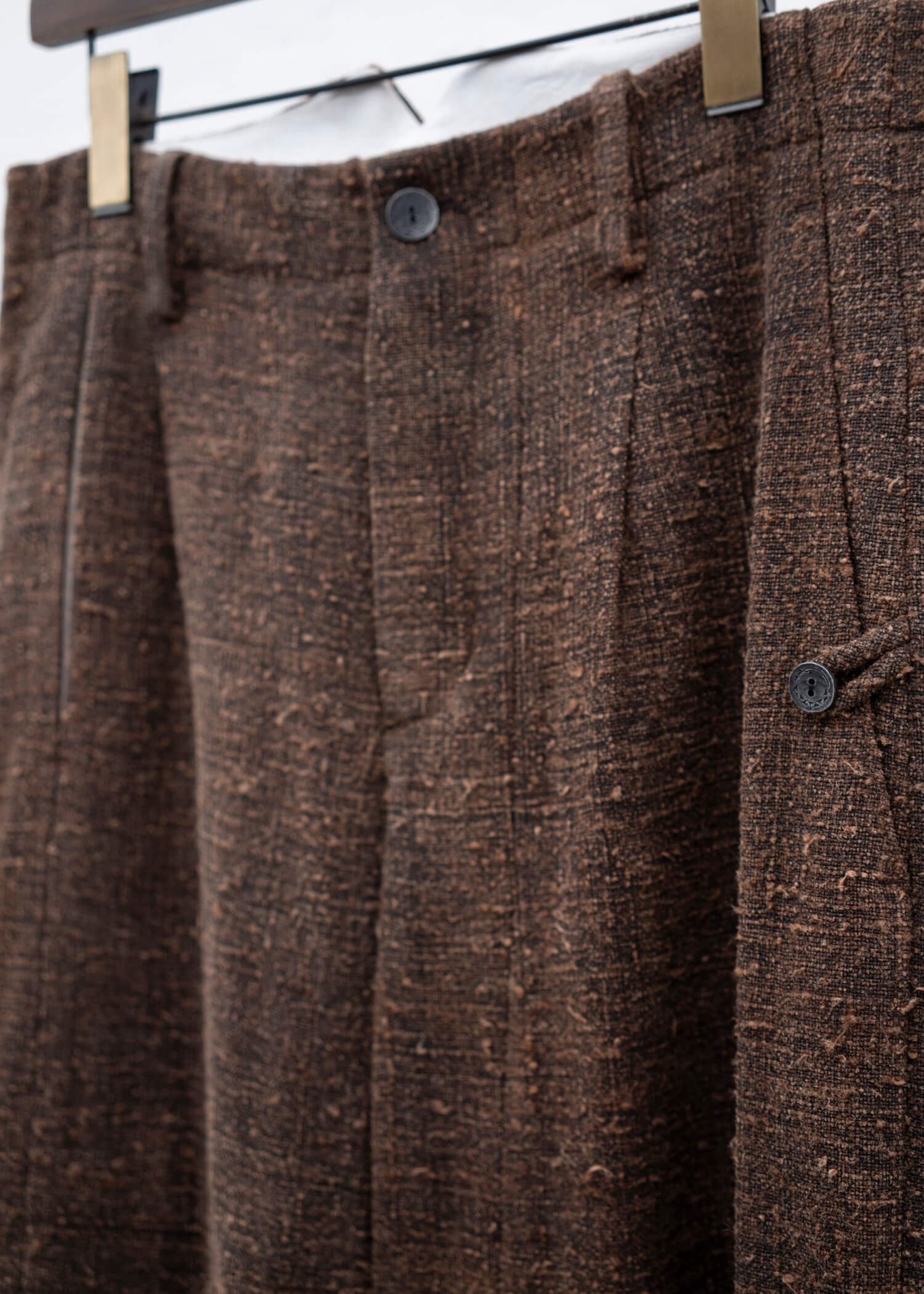 Professor.E E Pants / Natural Dyed Brown