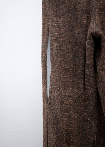 Professor.EE Pants / Natural Dyed Brown