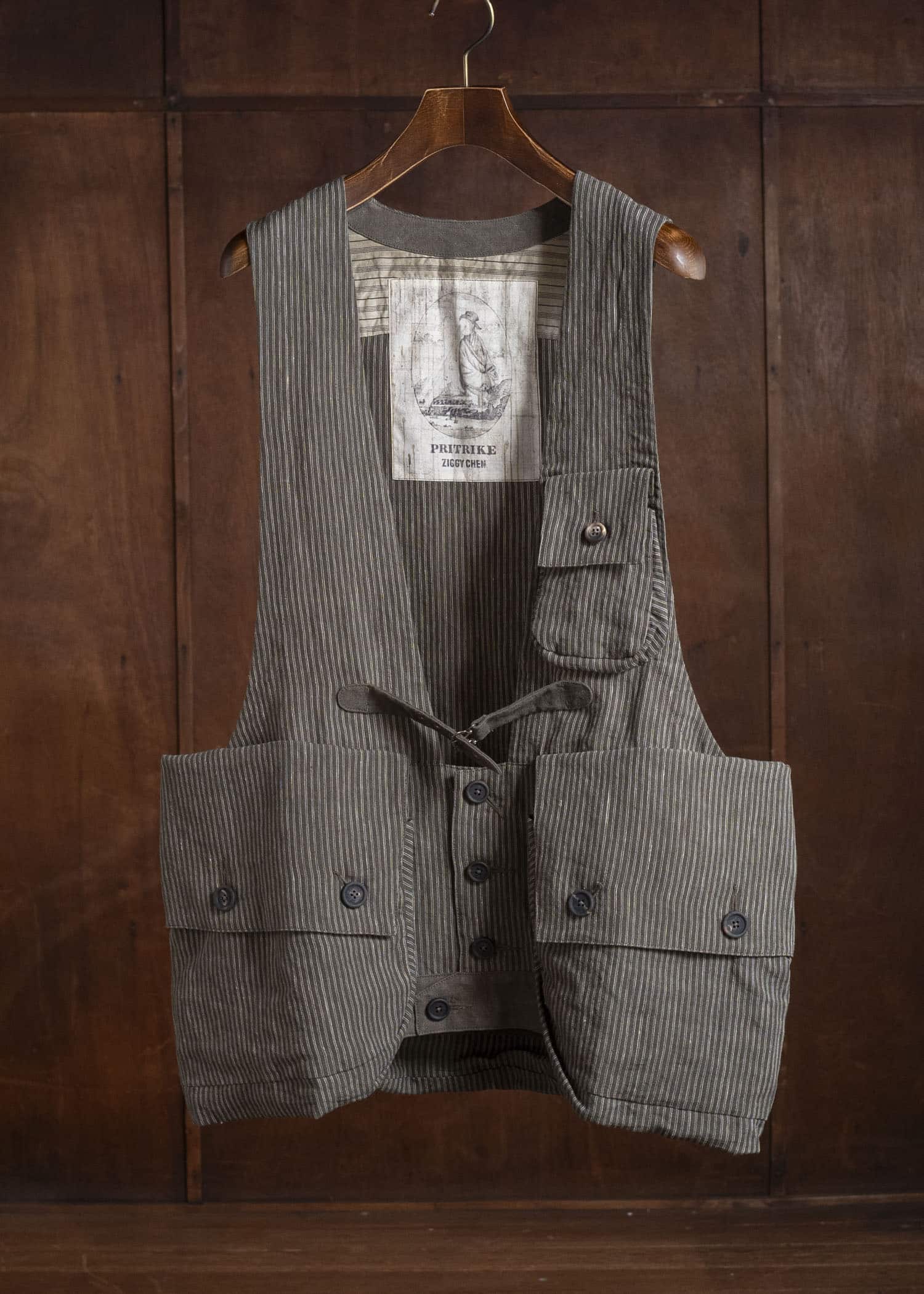 ZIGGY CHEN 0M2610104 TACTIC LARGE GILET 54