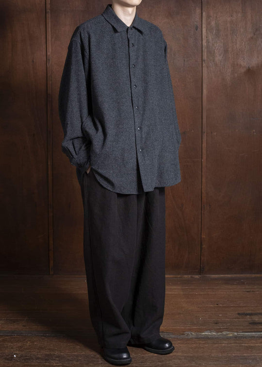 YOKO SAKAMOTO Shirt Jacket YS-25AW-12 HOUNDTOOTH