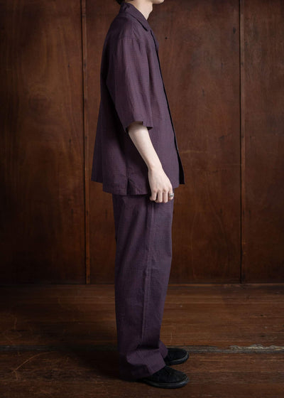 ITOH Dot Print Camp Collar Shirt Red