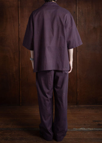 ITOH Dot Print Camp Collar Shirt Red