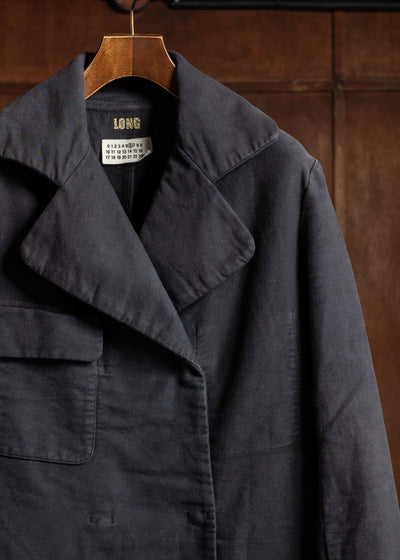 MM6 Heavy Jersey Motorcycle Coat