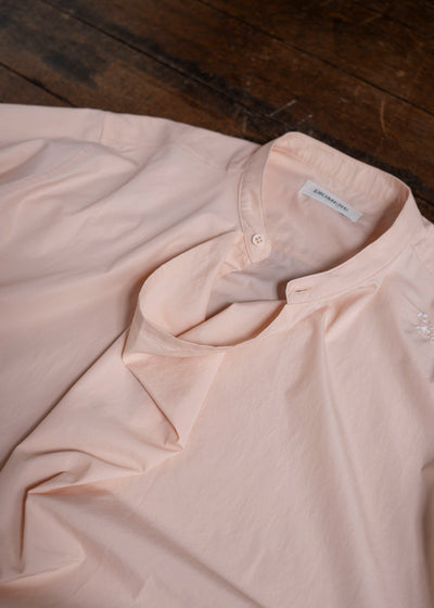 DIOMENE ORANGE BLOSSOM / MICRO-EMBROIDERED FOLDED COLLAR SHIRT 07 FLAMINGO DDM-CL-0012 / DDMMARTE