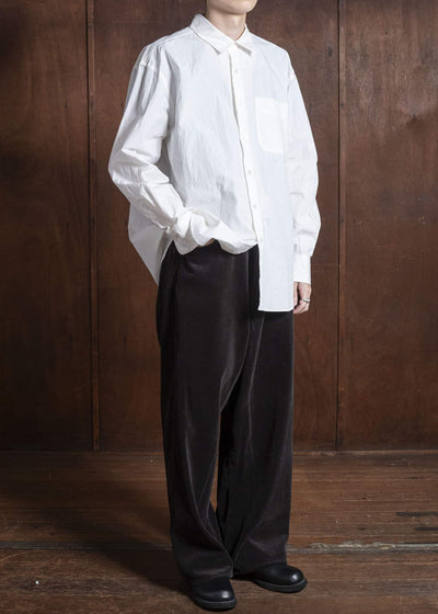 YOKO SAKAMOTO Regular Collar Shirt YS-25AW-59 WHITE
