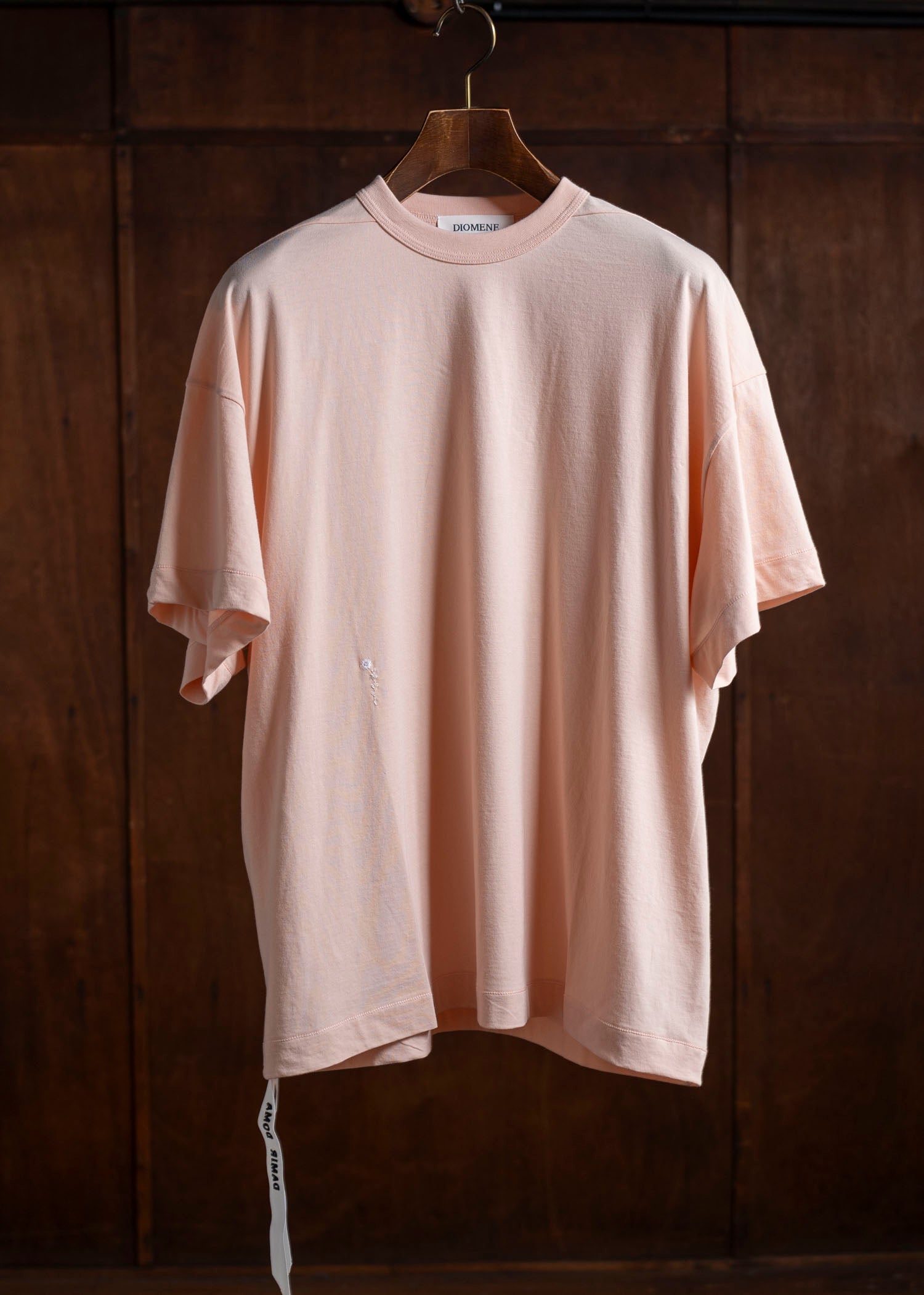 DIOMENE PRIMROSE / MICRO-EMBROIDERED T-SHIRT 07 FLAMINGO DDM-TC-0014 / DDMJER