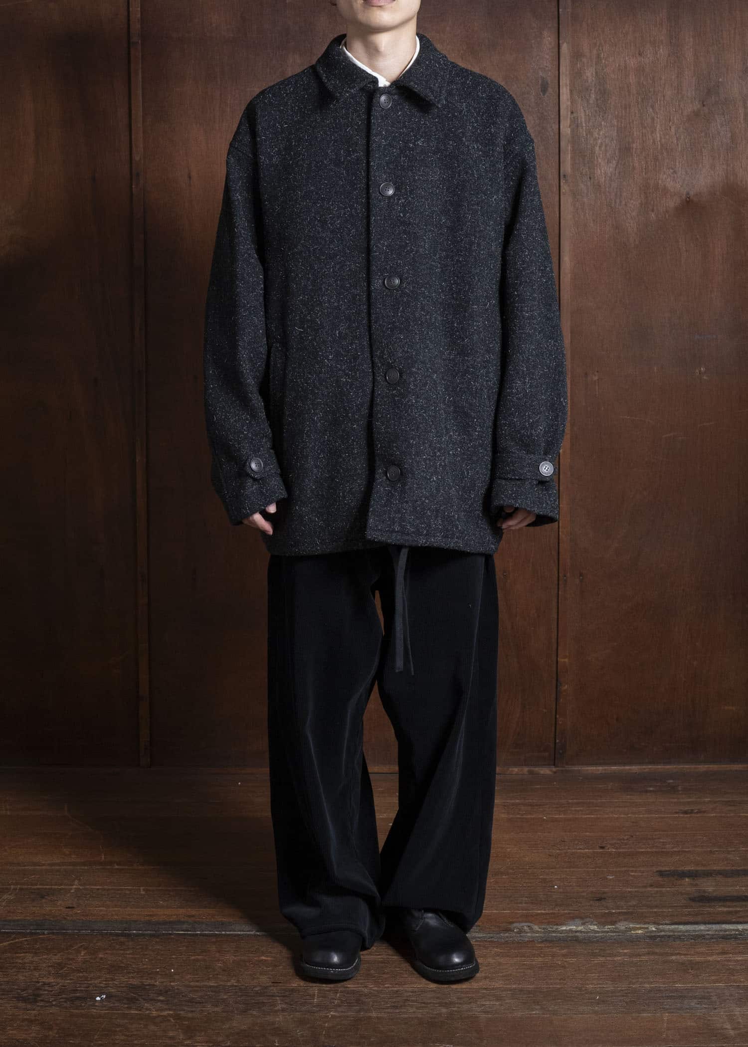 YOKO SAKAMOTO Coach Jacket YS-25AW-04 BLACK