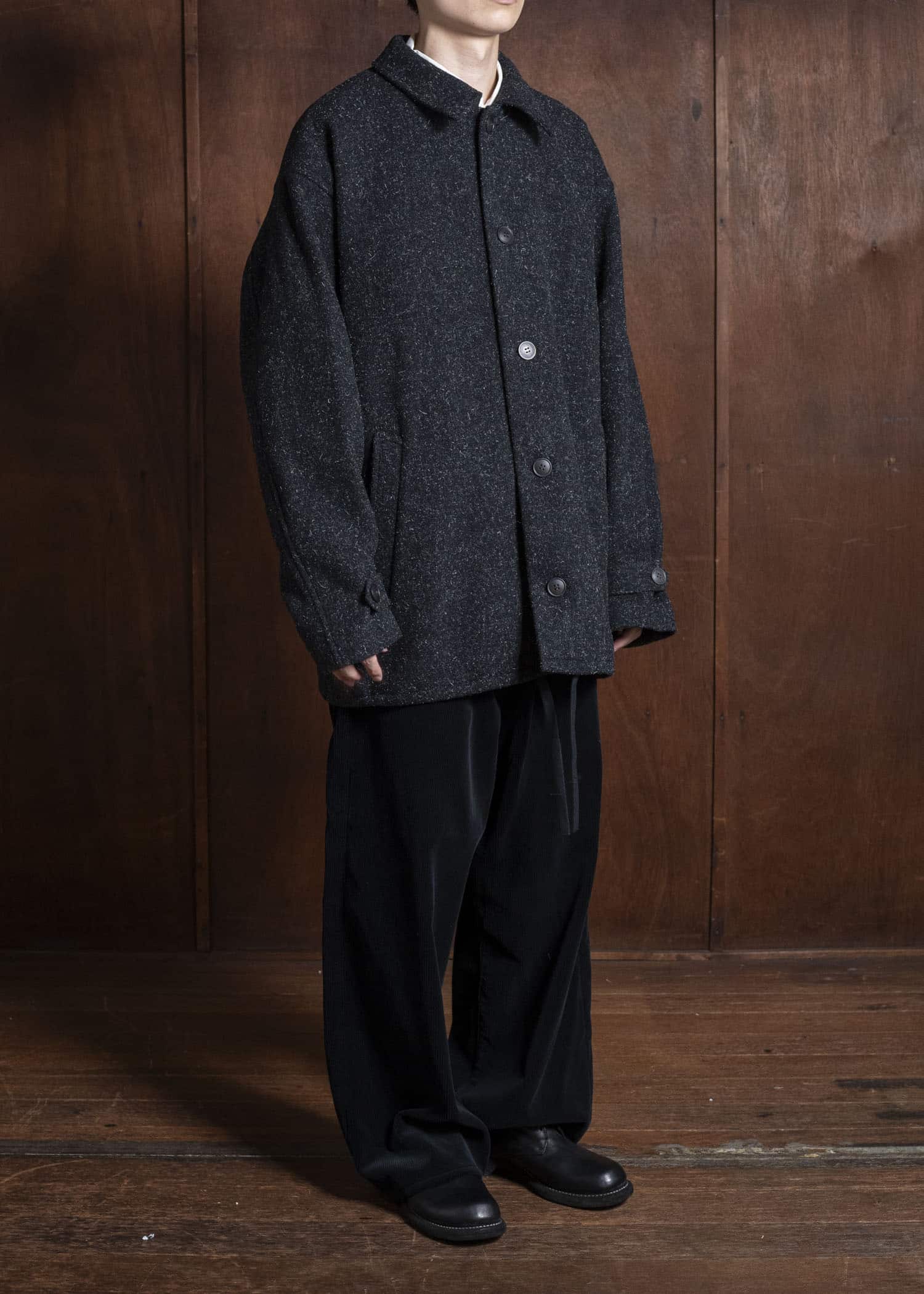 YOKO SAKAMOTO 5Pocket Baggy Pants YS-25AW-39 BLACK