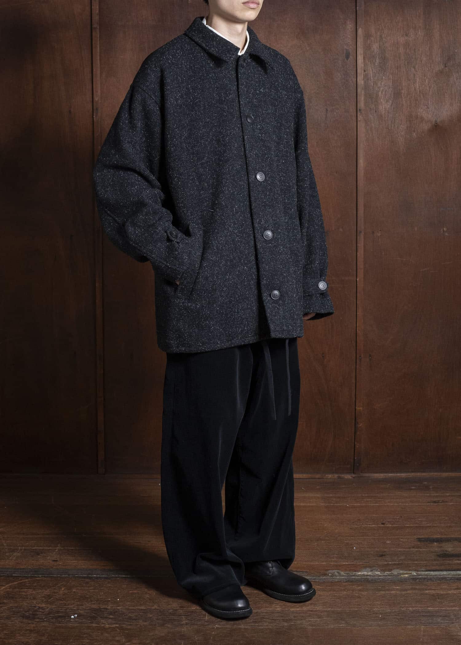 YOKO SAKAMOTO 5Pocket Baggy Pants YS-25AW-39 BLACK