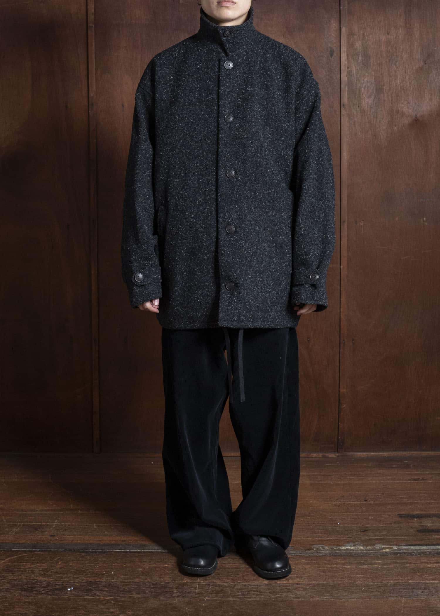 YOKO SAKAMOTO Coach Jacket YS-25AW-04 BLACK