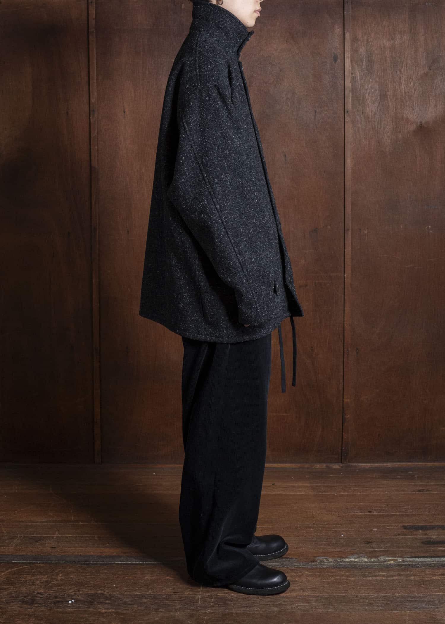 YOKO SAKAMOTO Coach Jacket YS-25AW-04 BLACK