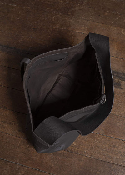 Taiga Takahashi Lot.004-Brown Newsboy Bag Horse Leather Brown