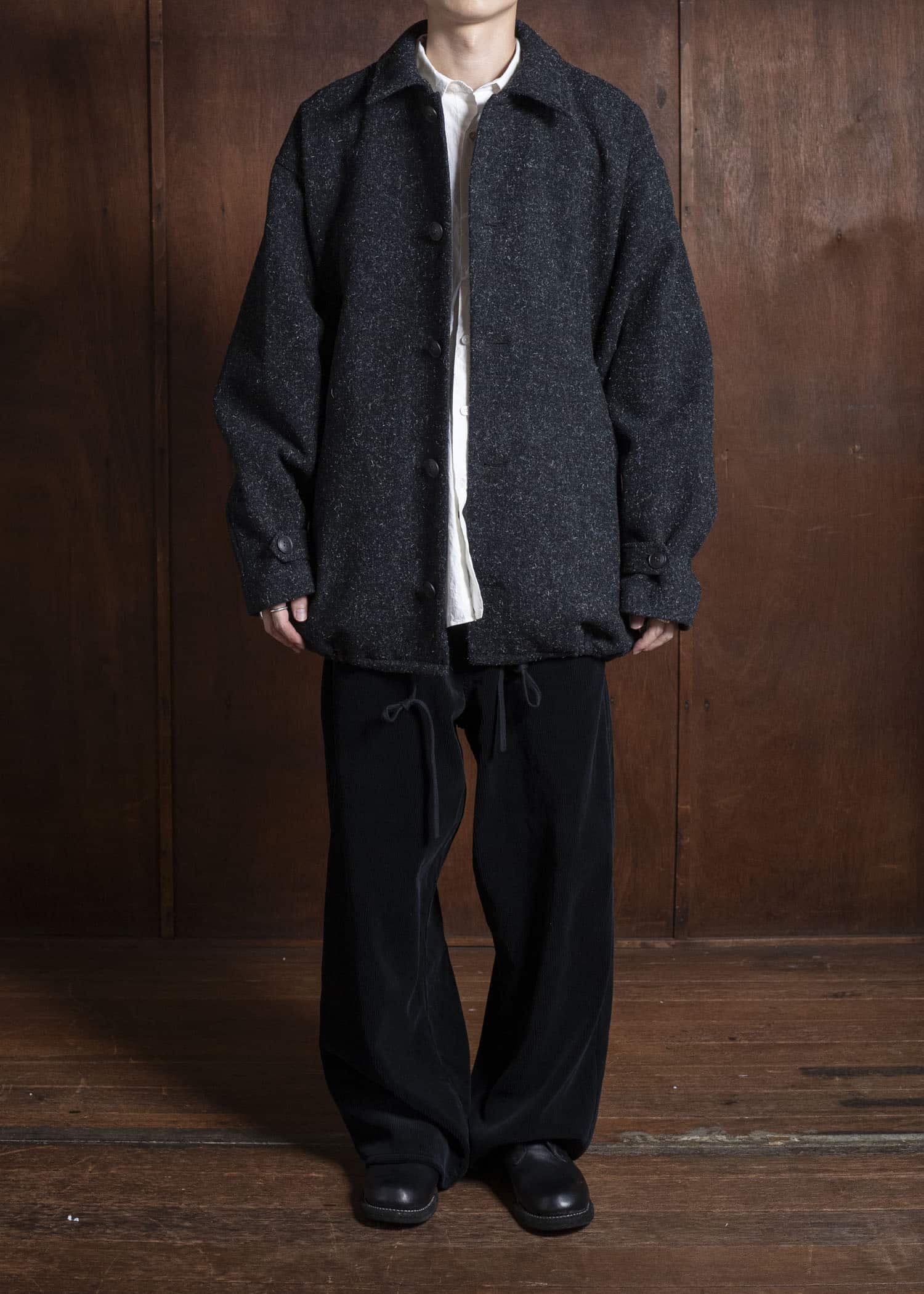 YOKO SAKAMOTO Coach Jacket YS-25AW-04 BLACK