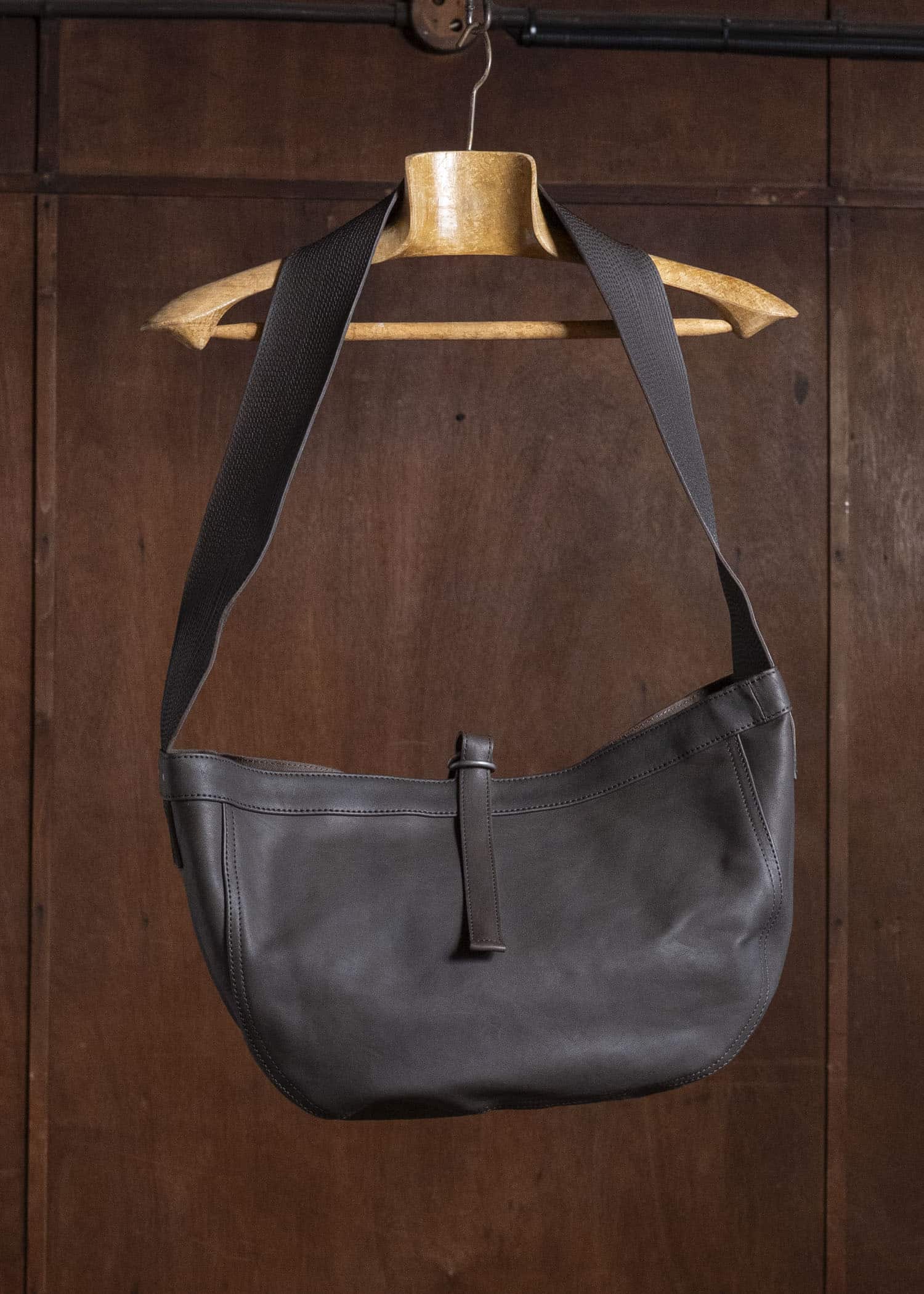 Taiga Takahashi Lot.018-Brown Newsboy Bag Horse Leather Small Brown