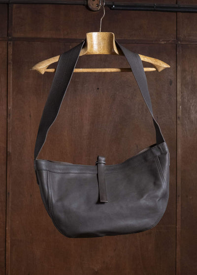 Taiga Takahashi Lot.018-Brown Newsboy Bag Horse Leather Small Brown